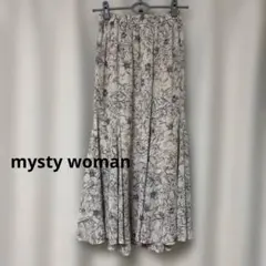 mysty woman ミスティウーマン 花柄フレアスカートのサムネイル