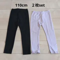 ユニクロ　キッズ スパッツ レギンス 2枚セット 110cm