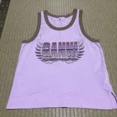GANNI ピンクタンクトップ