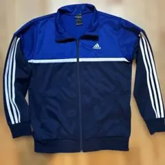 メンズ　adidas ジャージジャケット 青 ネイビー