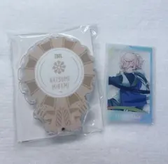 アイナナ 10周年 アクリルフォトカード　缶バッジホルダー　棗巳波