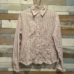 Mademoiselle NON NON ダブルガーゼサーモンピンク長袖シャツ Mademoiselle NON NON ダブルガーゼサーモンピンク長袖シャツ - メルカリ