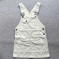 120 BeBe ジャンバースカート ベージュ