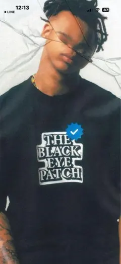美品】ブラックアイパッチ ホイールイズ コラボ Tシャツ 即完売モデル 