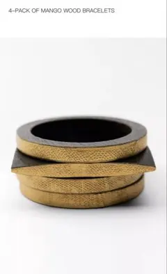 Mango Wood Bracelet 4-Packのサムネイル