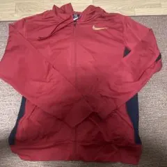 Nike ドライフィット レッド パーカー Lサイズ