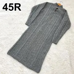 45R/45rpm アランニットソーの908ヨックネック サイズ2 インディゴ