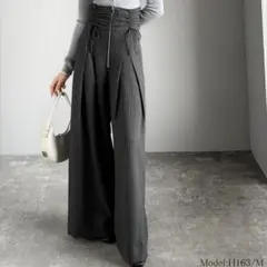 【新品・未使用】ワイドパンツ　ハイウエスト　クラシカルエルフ