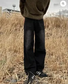 yolo ウォッシュドブラックパンツ HA0012