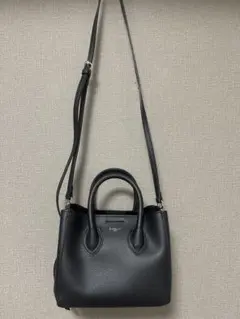 最終値下げ♬ブラックレザーショルダーバッグ 2way