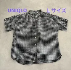 UNIQLO ユニクロ　レディース　ギンガムチェック 半袖シャツ