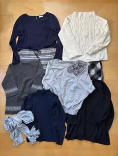 レディース トップス ニット スカート ワンピース 8点 まとめ売り M－L