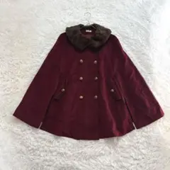 ファー ポンチョ