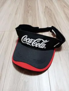 Coca-Cola ゴルフバイザー 黒/赤