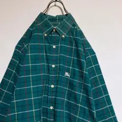 激レアカラー 90s OLD BURBERRY ノバチェック 長袖シャツ
