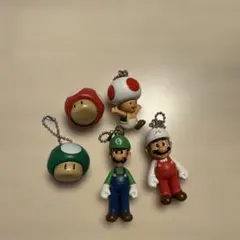 マリオ・ルイージ・キノコ キーホルダーセットのサムネイル