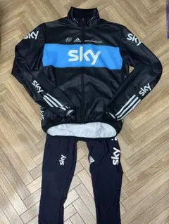 team SKY サイクルジャージ 上下セット　ビブタイツ Mサイズ