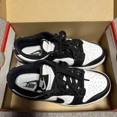 Nike ナイキ ダンク LOW24.0パンダ ウィメンズシューズ 24.0白黒