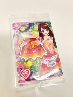 アイカツカード セブン ガーリーデビルスカート シール付き 紫吹蘭