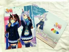 ウマ娘★メジロマックイーン　トウカイテイオー クリアファイル　ナムコ限定　ボード