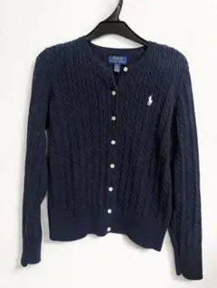 ポロラルフローレン コットンケーブルカーディガン