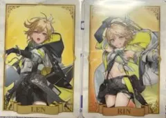 ローソン ウエハース ミク 39culture 鏡音リン 鏡音レン