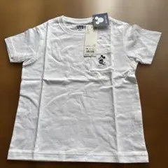 UNIQLO ミッキーマウス Tシャツ 120cm ホワイト
