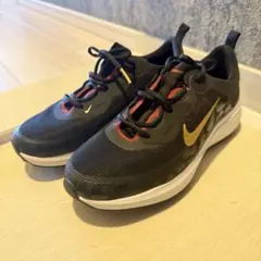 상태좋음 NIKE ゴルフシューズ レディース ブラック ゴールド ナイキ