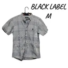 【美品】BLACK LABEL 半袖シャツ M