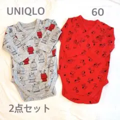 UNIQLO ベビー ロンパース スヌーピー 2点セット
