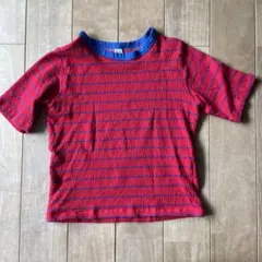 CITEN⭐︎シテン⭐︎ワッフルボーダー⭐︎コンパクトTシャツ⭐︎カットソーのサムネイル