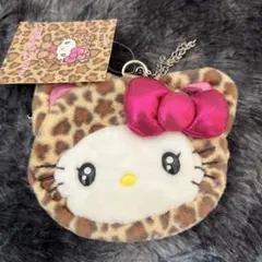 ハローキティ 豹柄　ポーチ