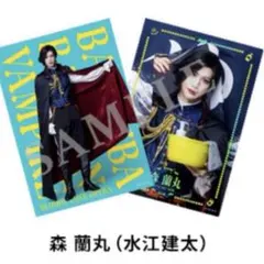 青山表参道X 旗揚げ公演 SHIROTORA 水江健太 特典  ブロマイド 水江建太 ブロマイド ブロマイド2枚セット B-10（水江建太） : 男