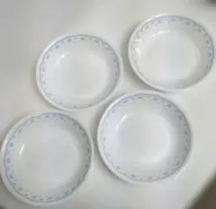 Corelle コレール モーニングブルー 深皿 4枚セット USA 美品のサムネイル