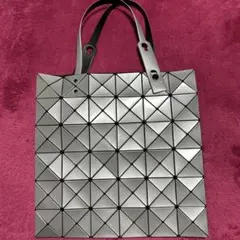 BAO BAO ISSEY MIYAKE シルバートートバッグ