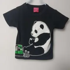 OJICO オジコ パンダ Tシャツ 黒　4A 90㎝　100㎝キッズのサムネイル
