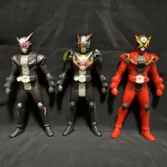 仮面ライダージオウ　ソフビ　3体