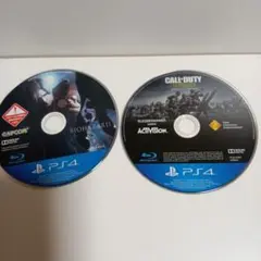 バイオハザード6 & コール オブ デューティ PS4ソフトセット　ディスクのみ