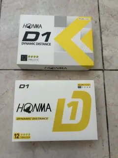 新品HONMA Ｄ1 カラーボール　2ダースセット。⭐️ダースごと印字の違い有りのサムネイル