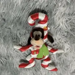 クリスマス キャンディケイン グーフィー ぬいぐるみ