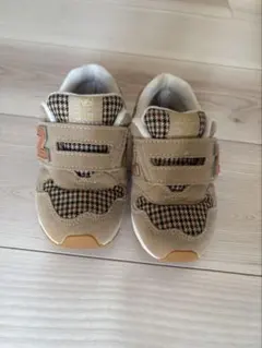 New Balance ニューバランス　313 ブラウン　千鳥柄 15.5cm