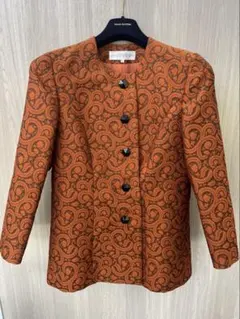 Givenchy ジバンシー ノーカラージャケット 花　ペイズリーのサムネイル