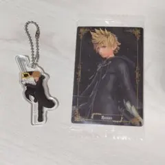 新品】キングダムハーツ ポケット付きタペストリー ロクサス黄昏組