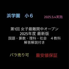 2026年最新】浜学園灘中オープンの人気アイテム - メルカリ