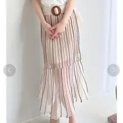 美品　リゼクシー　スカート　シースルー　ロングスタート