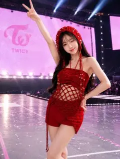 TWICE風衣装 This is for 編み物 ライブ - メルカリ