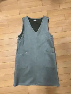 SHOO-LA-RUE ノースリーブひざ丈ワンピース カーキ