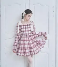 Lovilynギンガムチェック キャミソールミニワンピース レッド | Mercari
