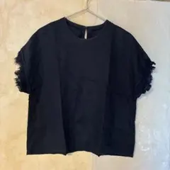 nest Robe リネン フリンジ 半袖プルオーバーのサムネイル