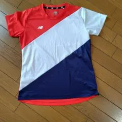 New Balance Tシャツ レッド ホワイト ネイビー Sのサムネイル